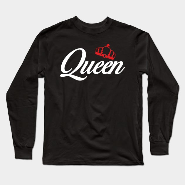 queen and king couple Long Sleeve T-Shirt by youki